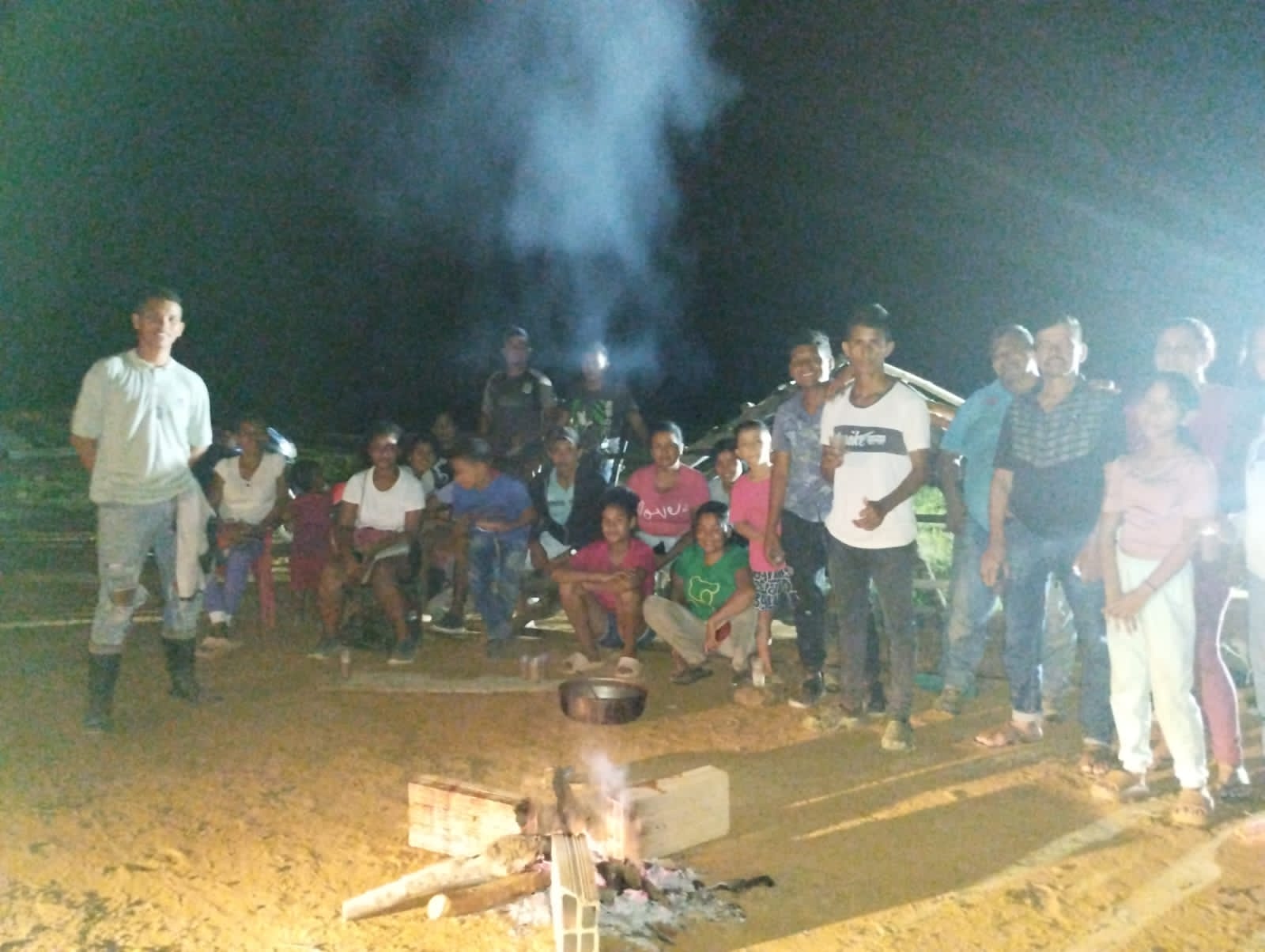 Familias afectas por el volcán Los Aburridos en Antioquia