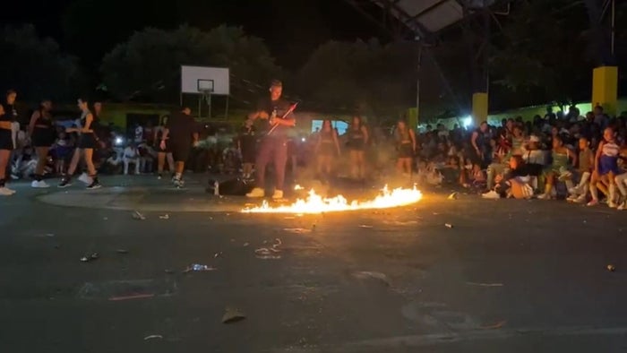Lesionado con fuego en presentación cultural en Turbo