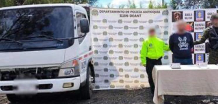 Capturan en Rionegro a extorsionista que exigía la suma de $30 millones por grúa robada en Antioquia