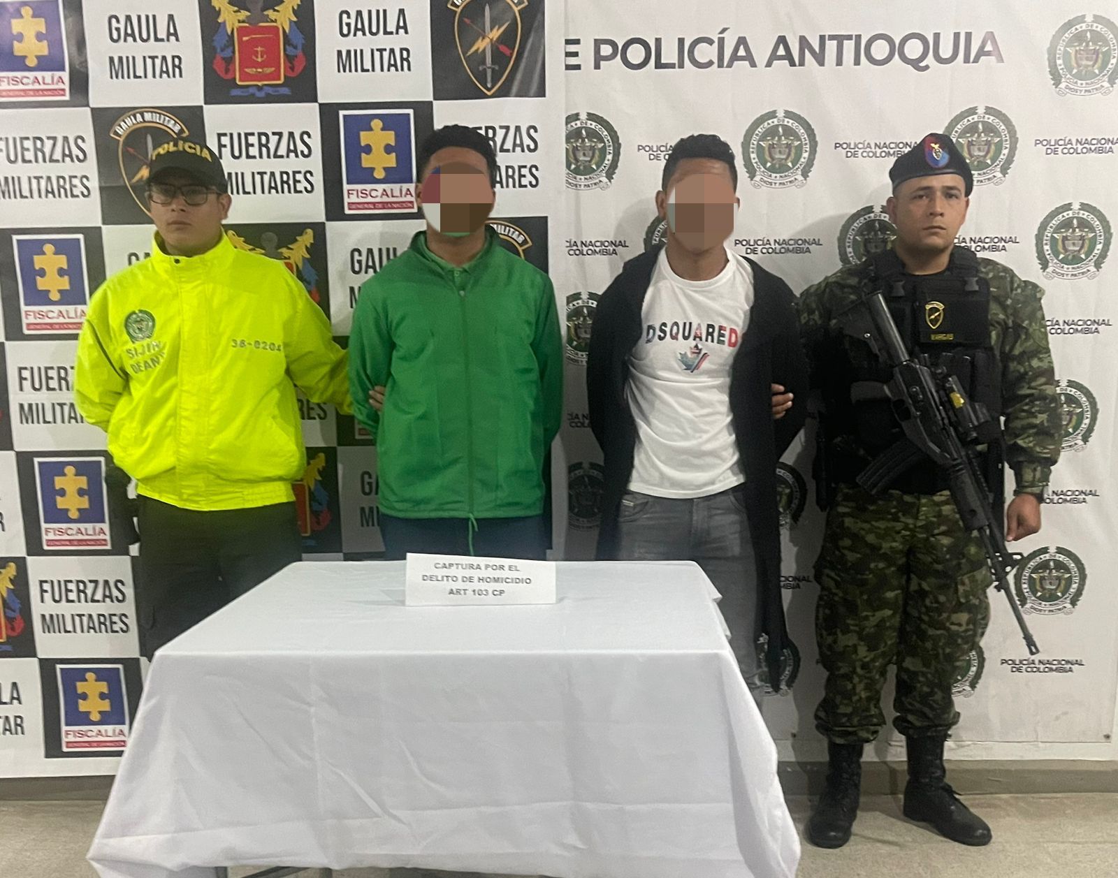 Dos hermanos, capturados por asesinar con arma blanca a un vecino en Rionegro tras violenta discusión por ruido