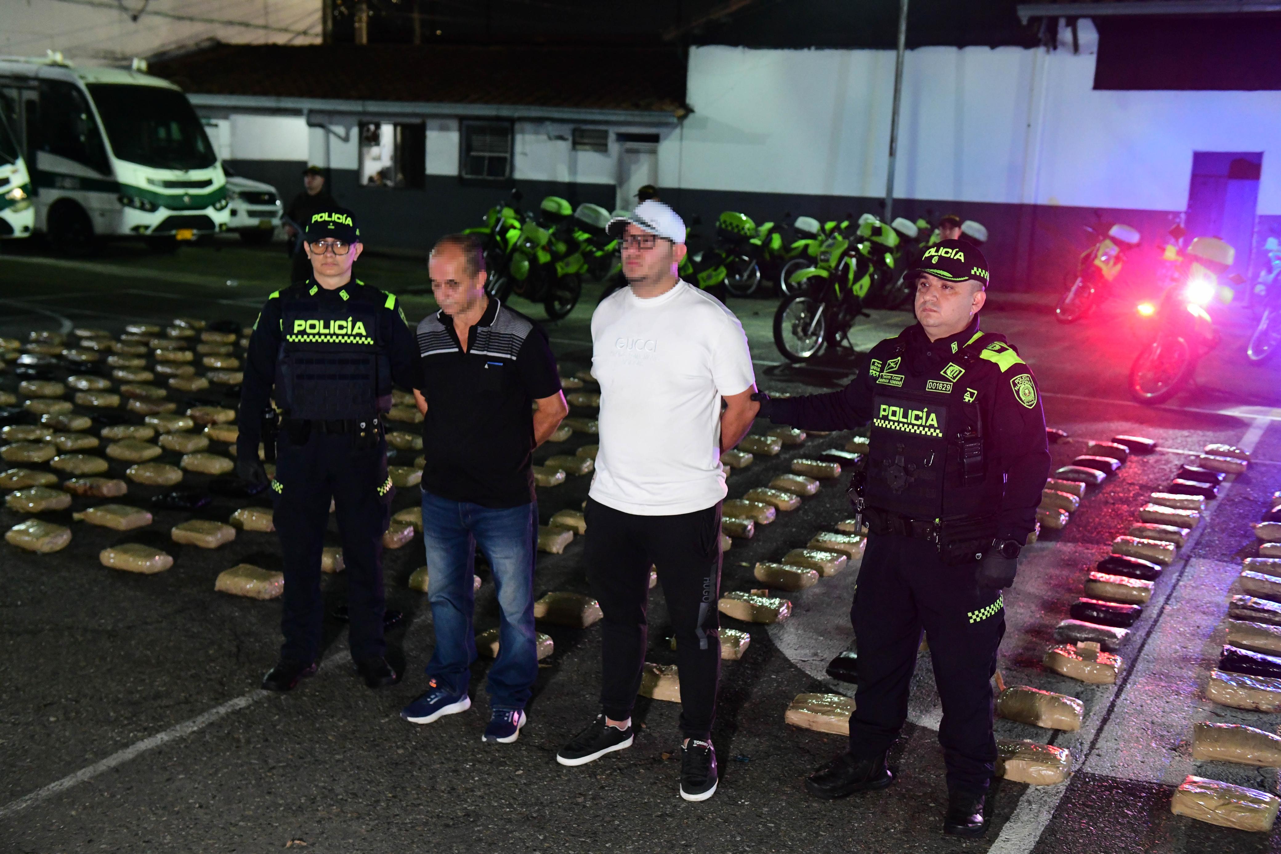 Incautación de marihuana en Medellín
