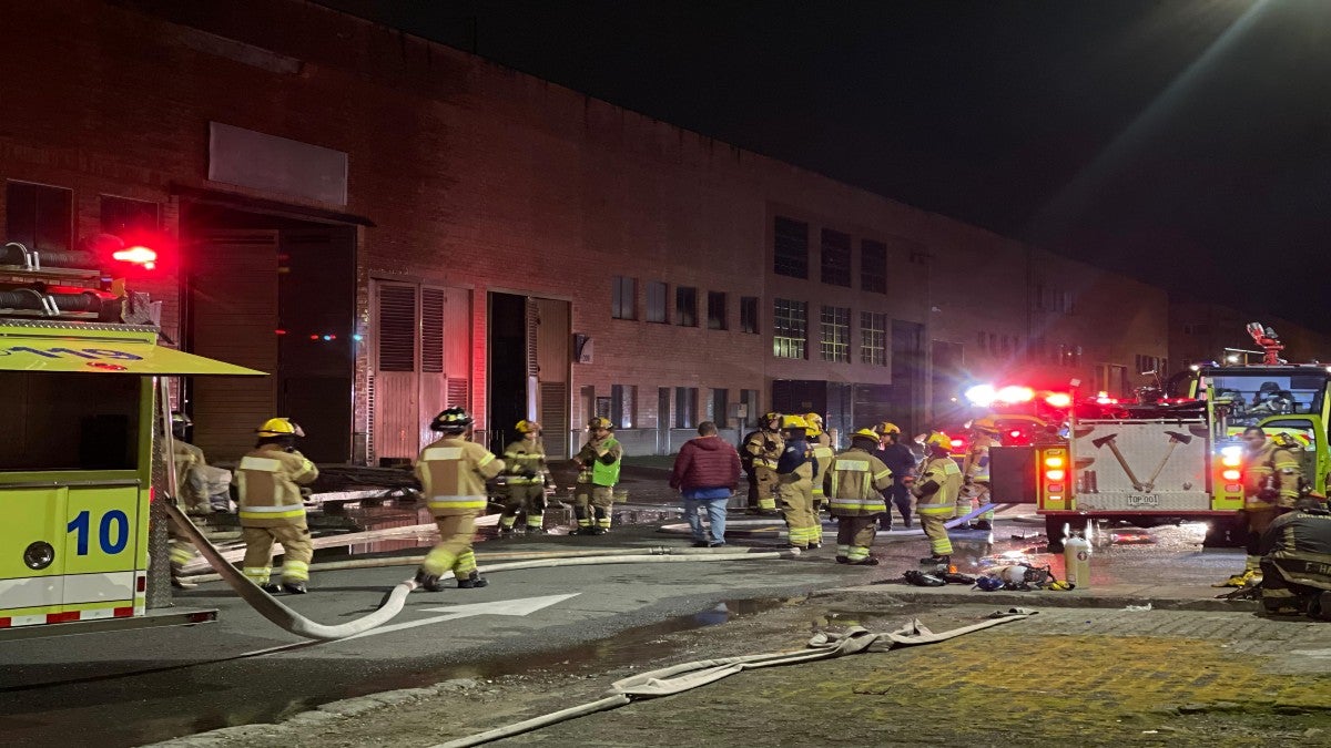 Atención de incendio en bodegas de zona franca de Rionegro