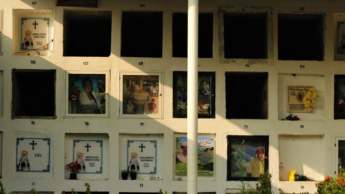Cementerio de Tarazá, Antioquia, 2024