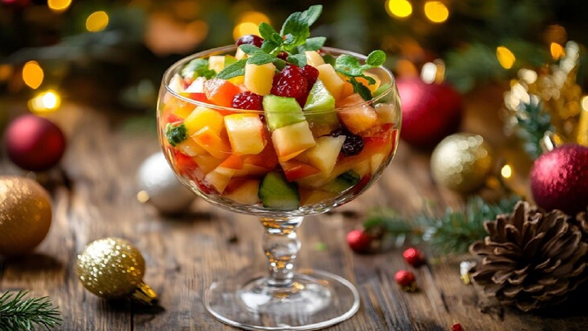 Ensalada de Frutas Navideña