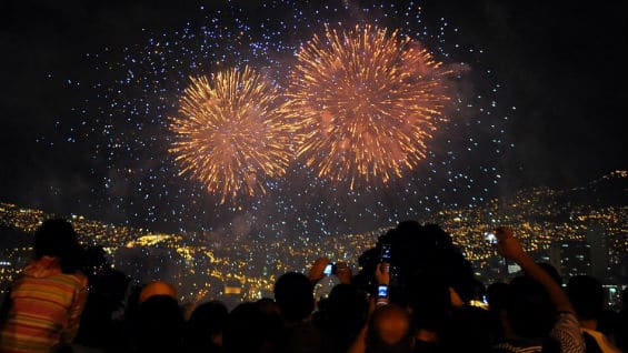 Riñas en medio de la alborada en Medellín