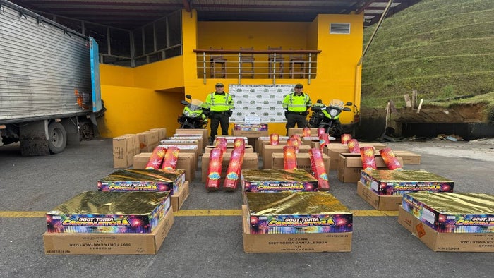 Incautación juegos pirotécnicos