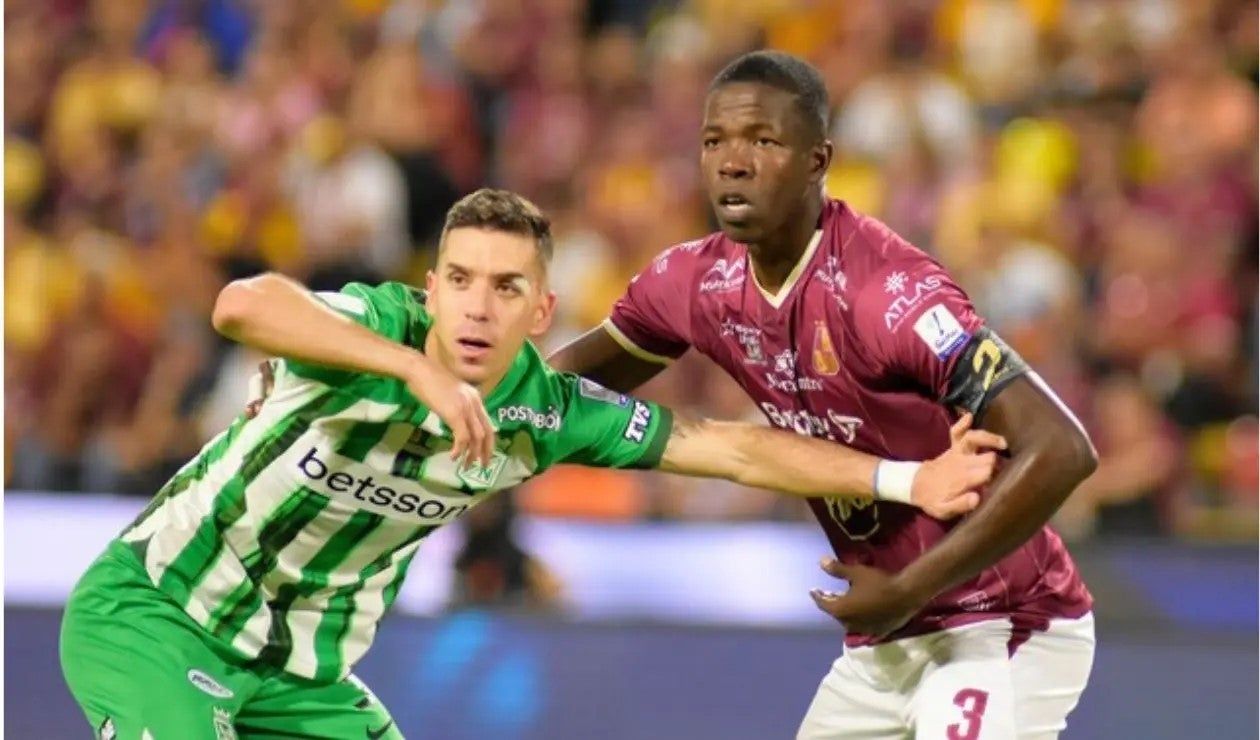 Partido entre Nacional Vs El Tolima en Ibagué