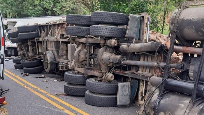 Volcamiento vías de Antioquia