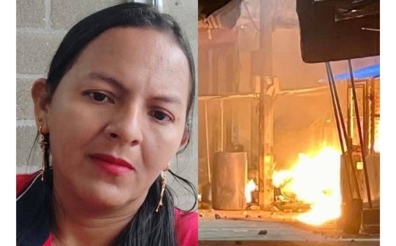 Turba enardecida incendió estación de policía de Nechí tras feminicidio con arma blanca