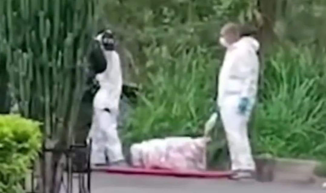 Mujer hallada en un contenedor en Medellín