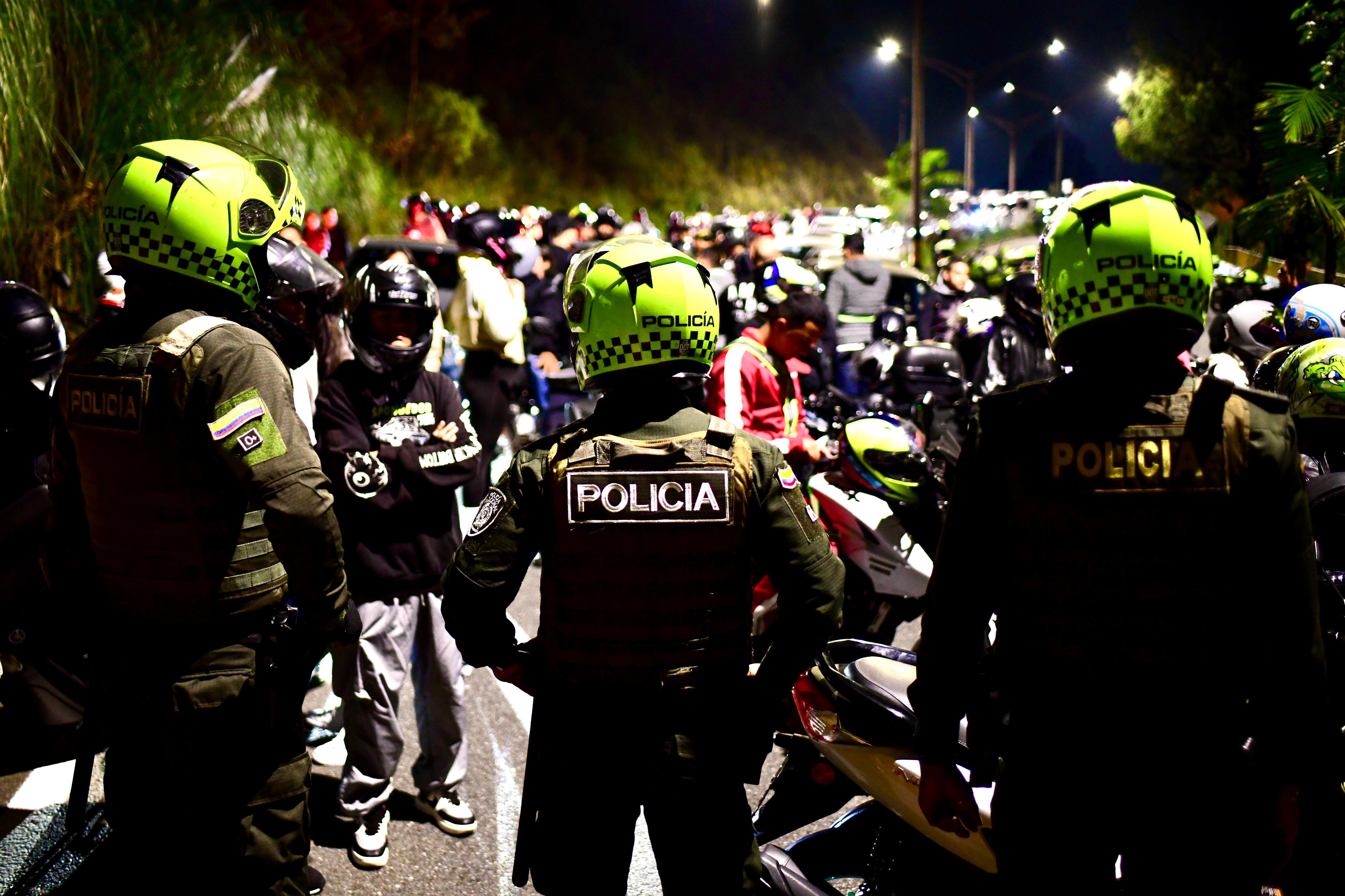 Motos inmovilizadas en Medellín