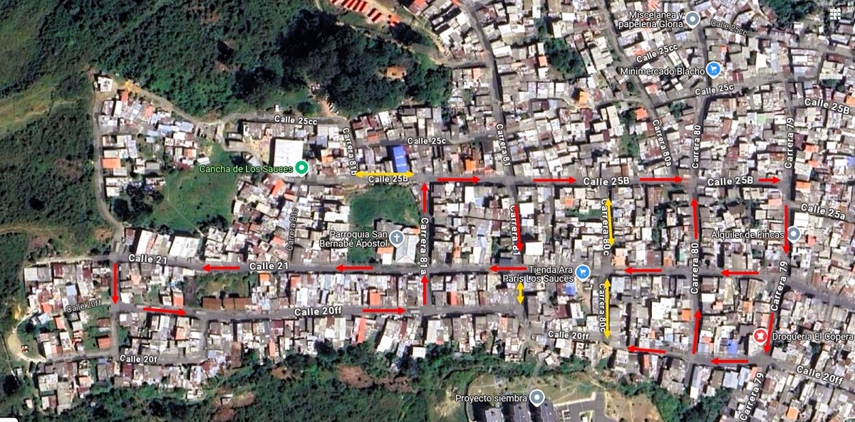 Cambios viales para mejorar la movilidad en Bello
