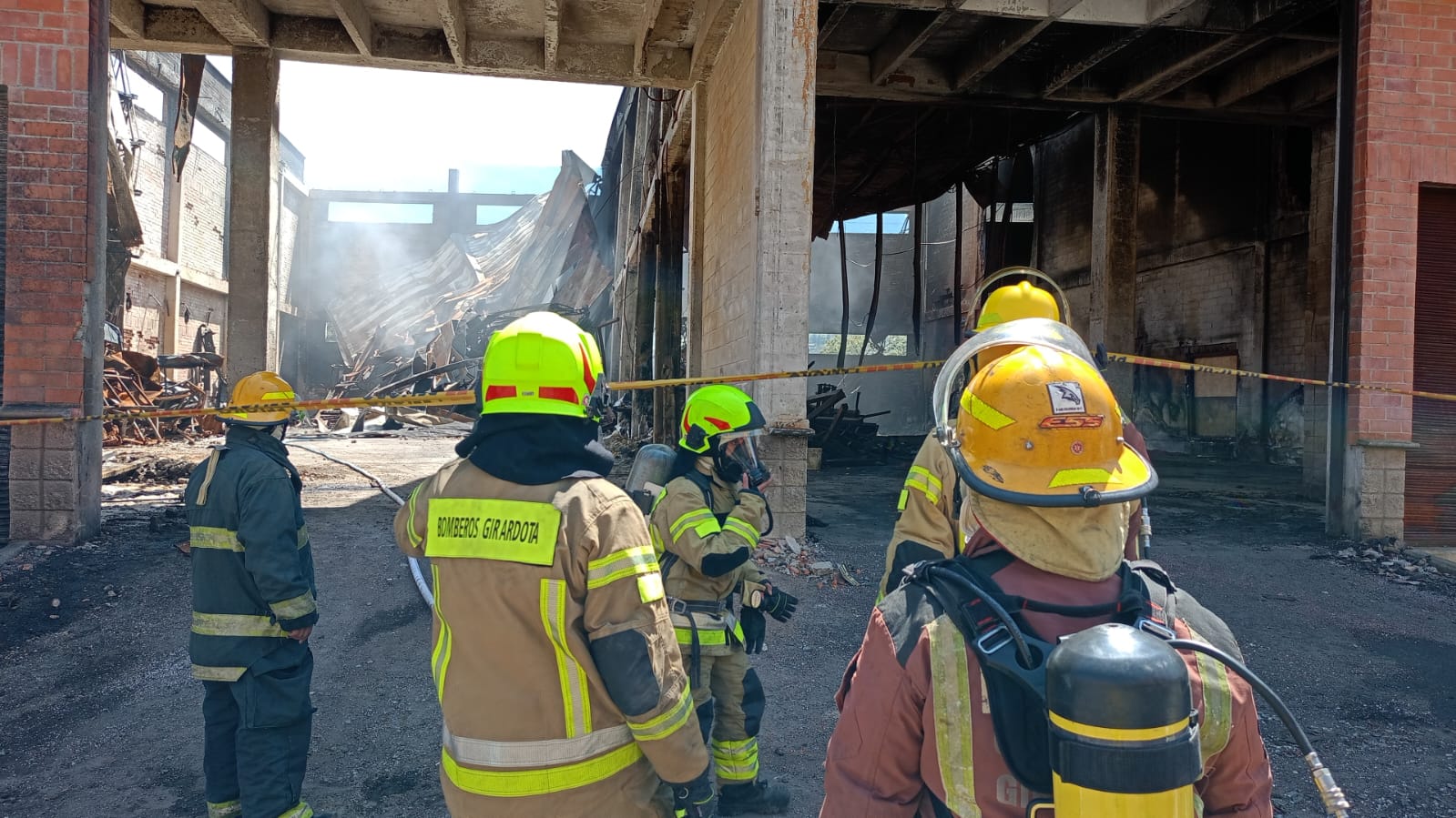 Incendio en Girardota