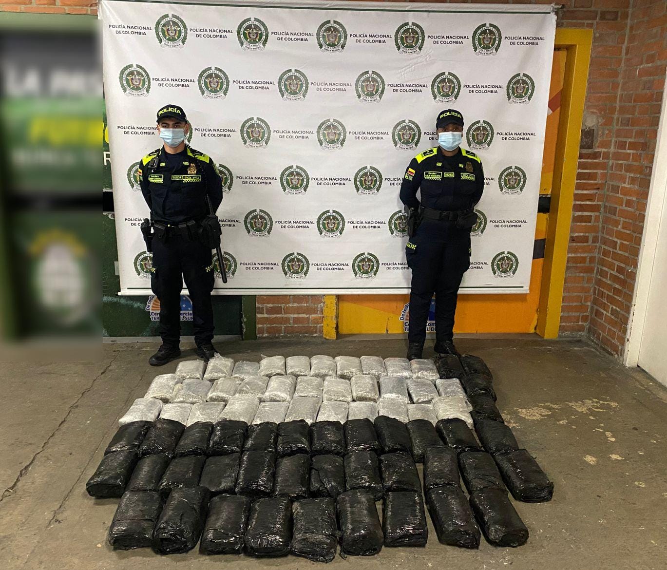 Incautación de marihuana en la Terminal del Sur