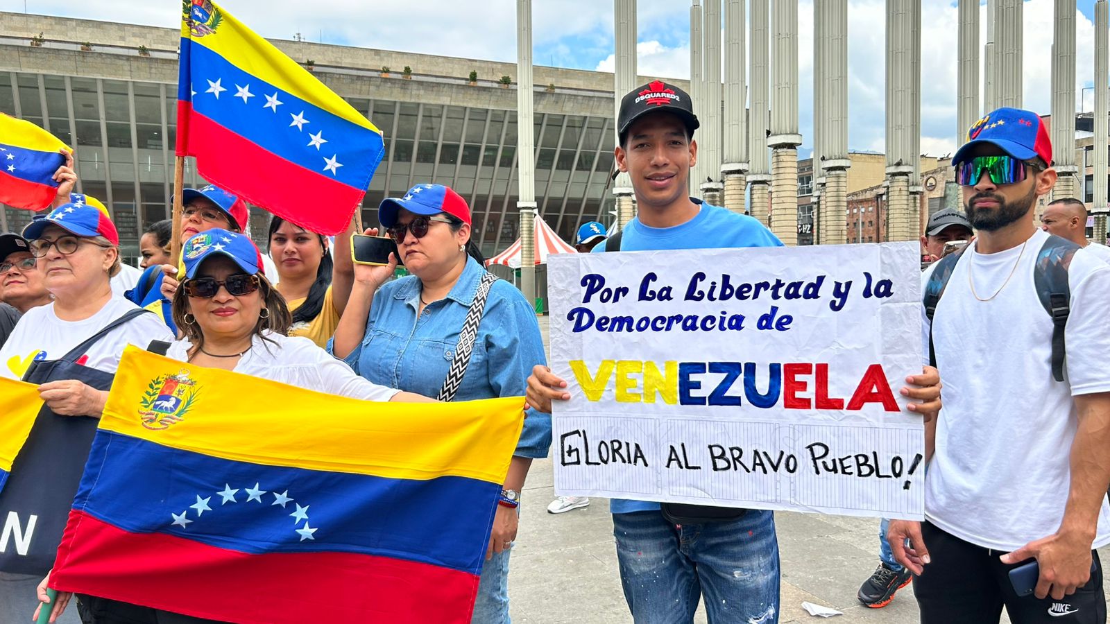 Movilizaciones de venezolanos en Medellín