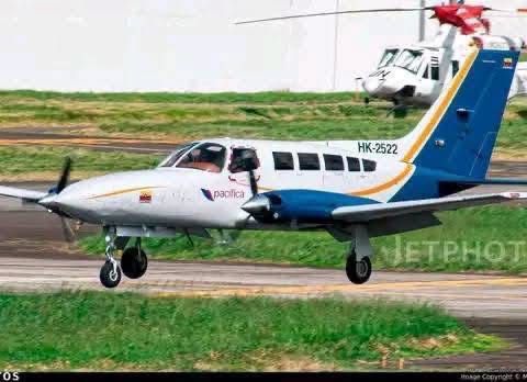 Avioneta desaparecida en el suroeste de Antioquia