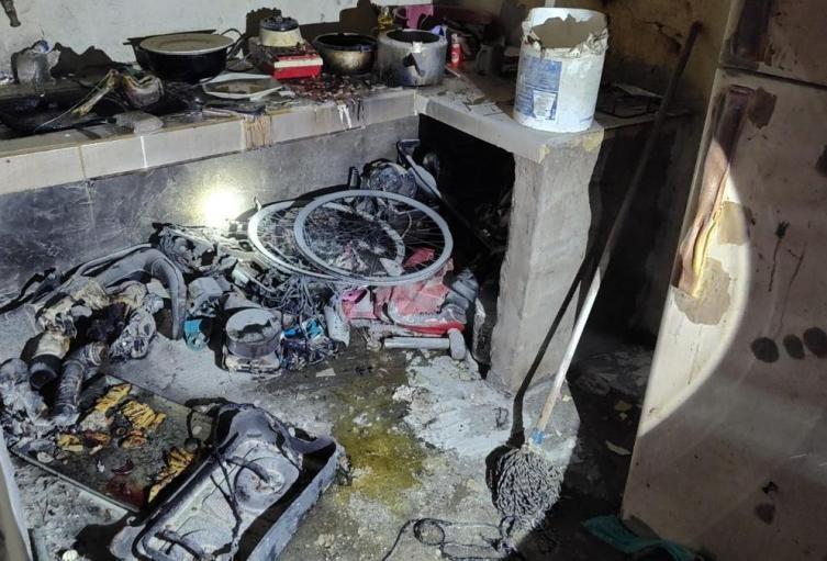 incendio en Itagüí en la vereda el progreso