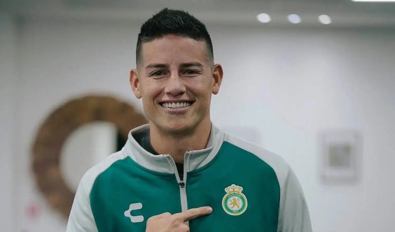 James Rodríguez en su nuevo equipo mexicano