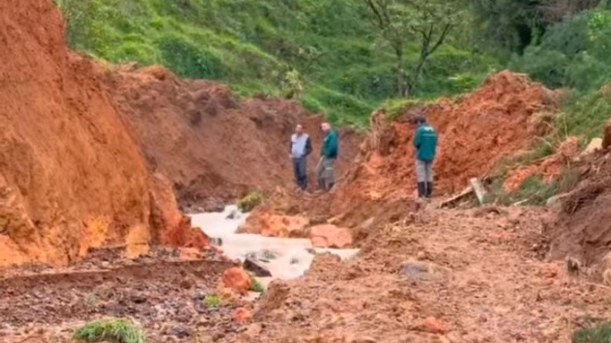 Represamiento quebrada la Valeria, Caldas