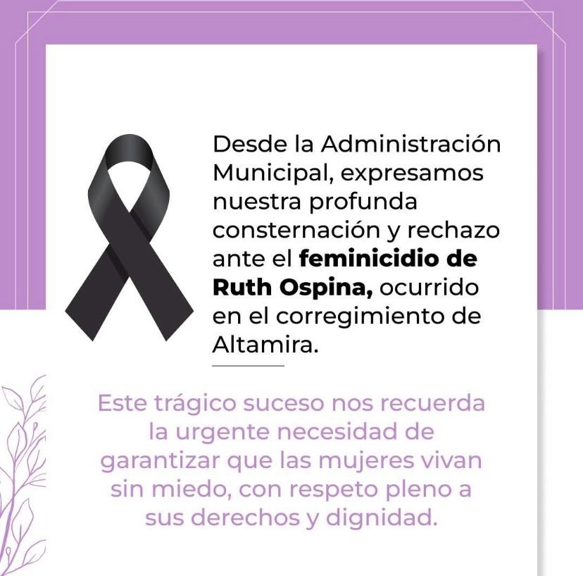 Con múltiples heridas en el cuello fue asesinada una mujer a manos de su pareja en Betulia