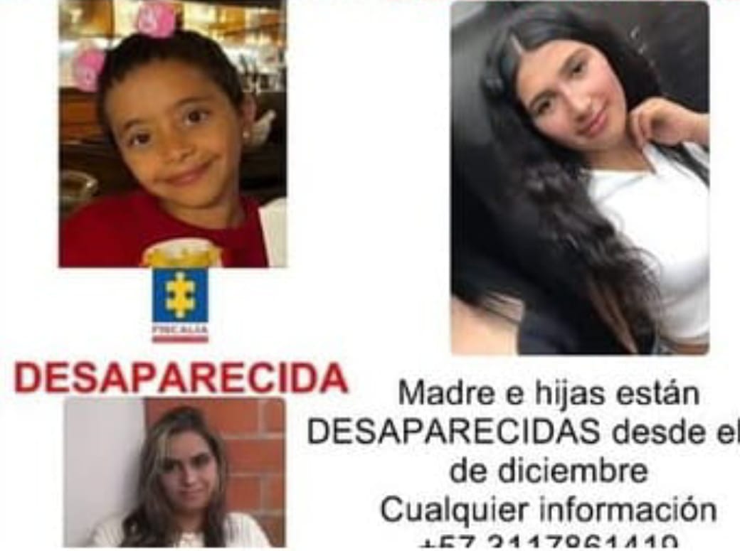 Familia desaparecida en Medellín