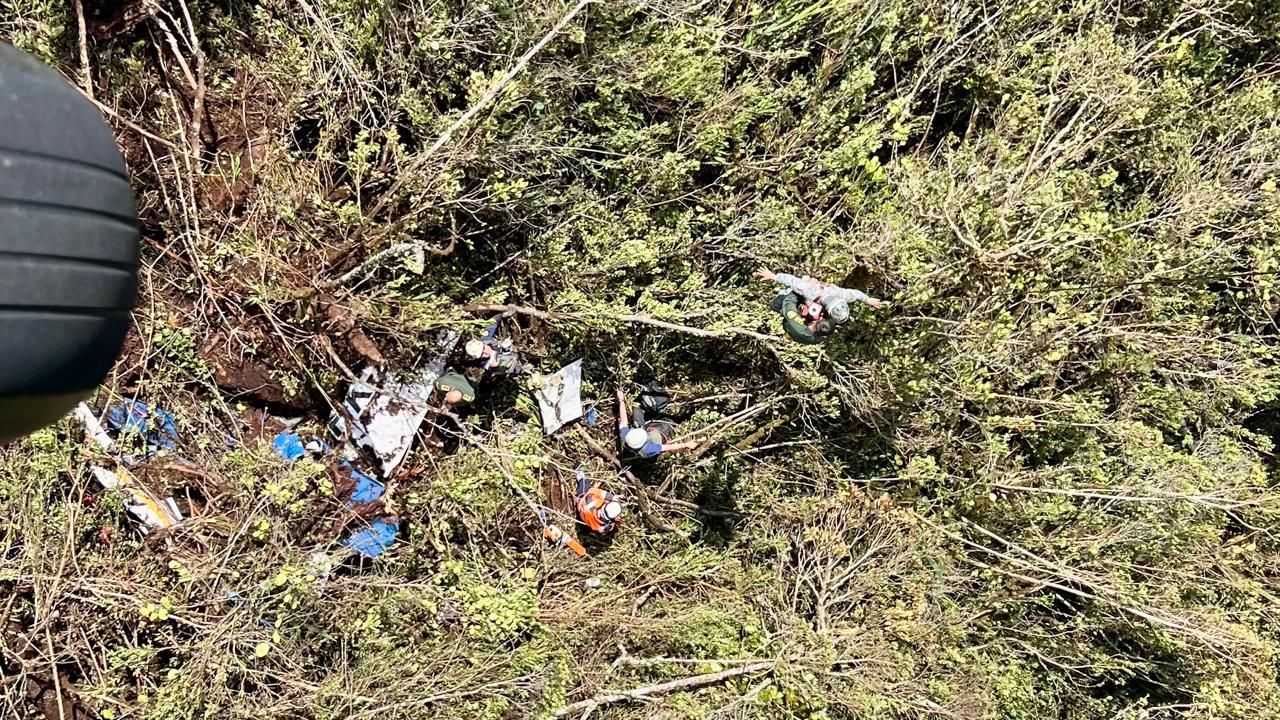 Familiares de víctimas por accidente aéreo