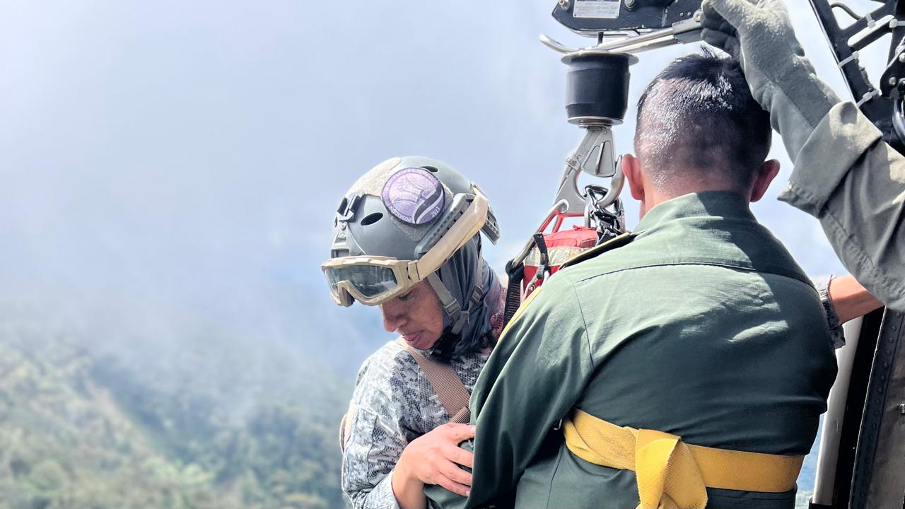 Organismos de socorro tras emergencia aérea en Antioquia