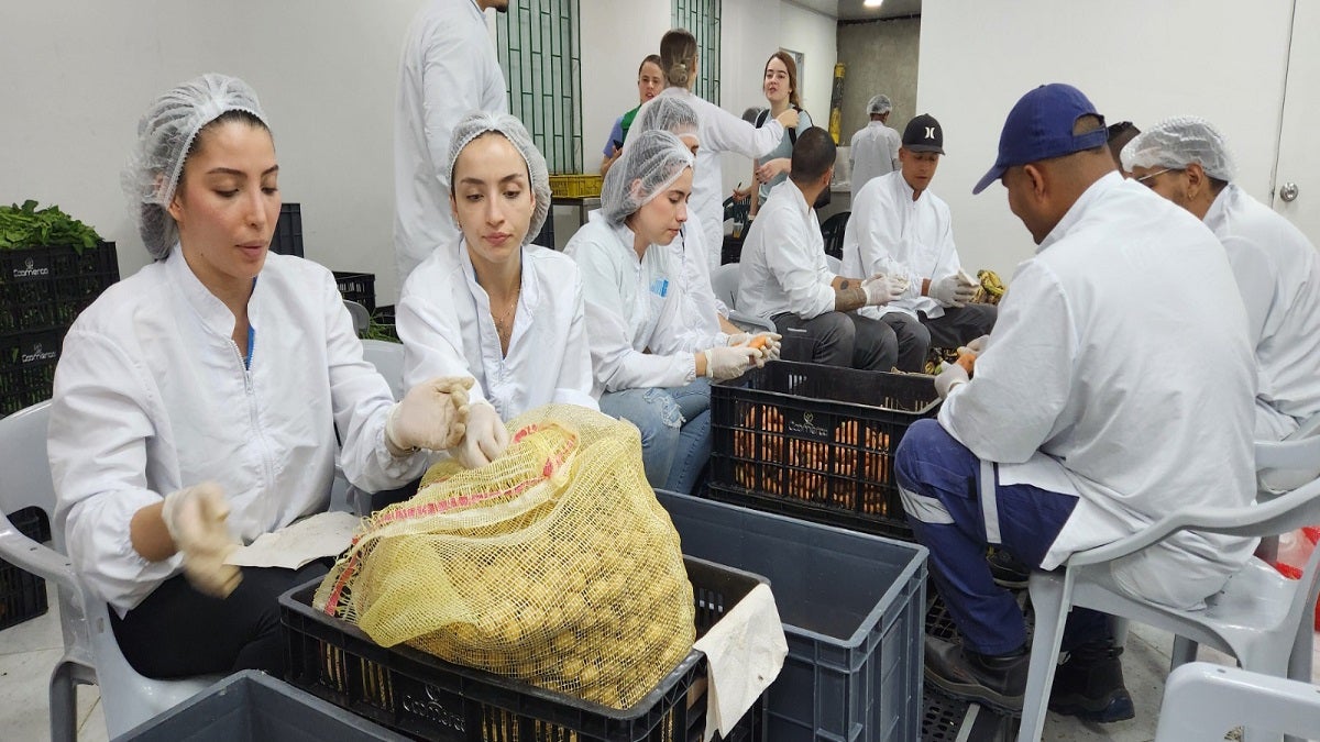 Más de 77 toneladas de alimentos fueron recuperados en las plazas de mercado en Medellín, logrando beneficiar a más de mil familias