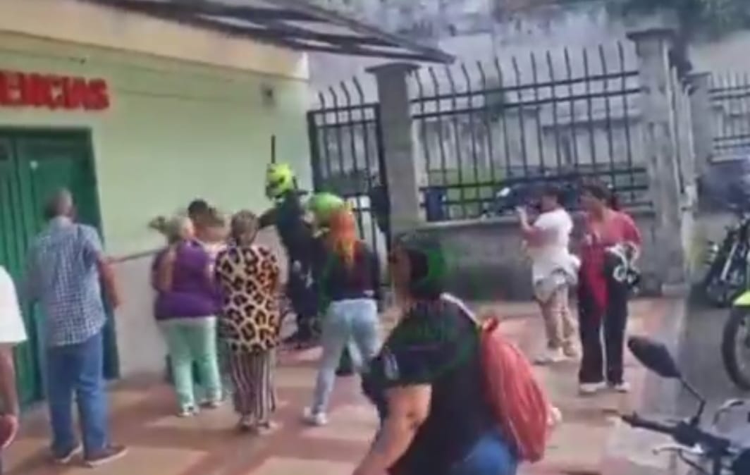 Altercando en Metrosalud de Santa Cruz