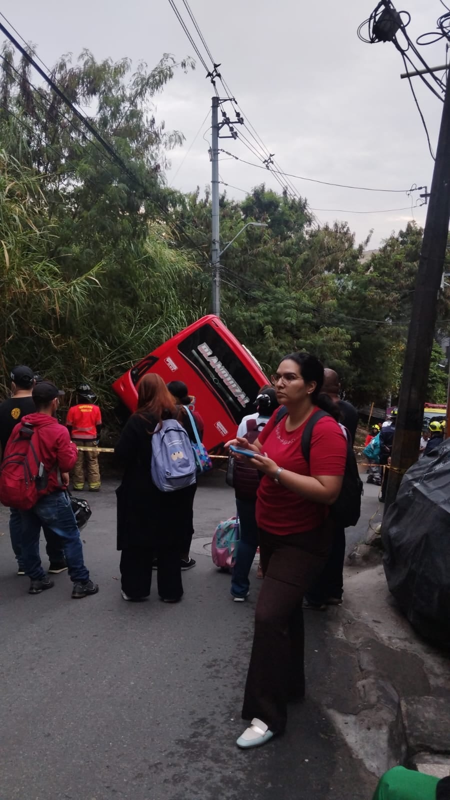 Conductor de bus evitó accidente de tránsito en el barrio Blanquizal de Medellín