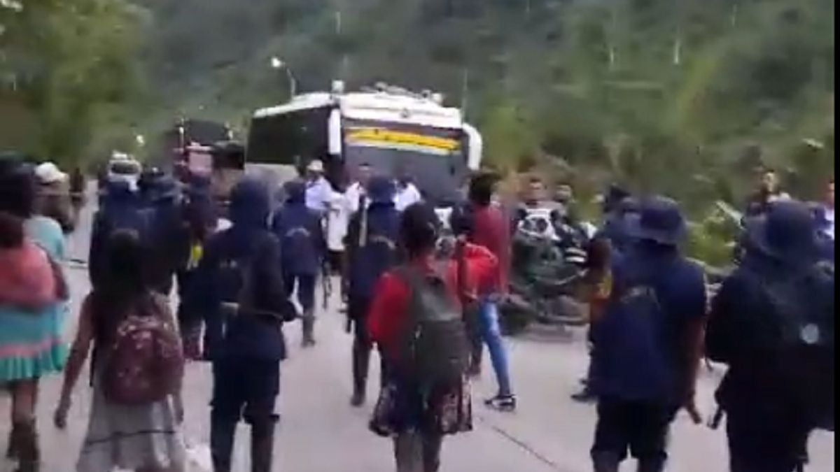 Actos violentos - vía Chocó - 2025