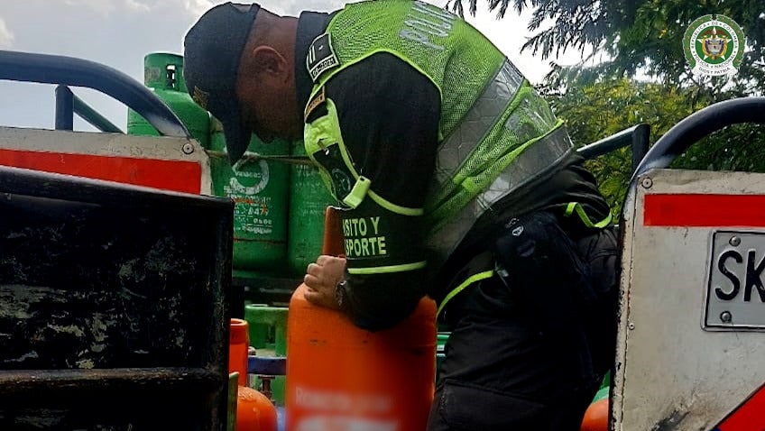 Recuperación de cilindros de gas en Barbosa