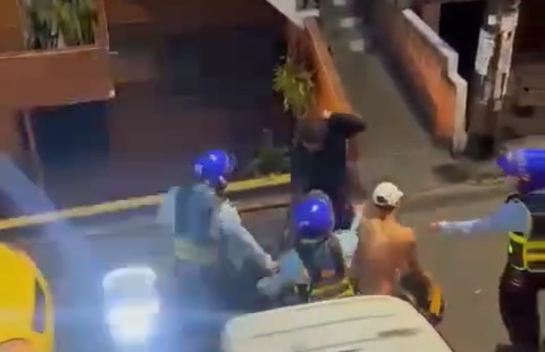 Asonada en el barrio Aranjuez