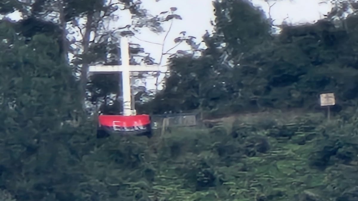 Alcaldía de El Retiro rechazó la aparición de una insignia del ELN y aseguró que este grupo armado no tiene injerencia en este municipio