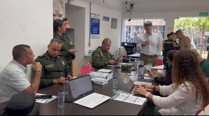 Gobernador de Antioquia en Consejo de Seguridad - Yondó