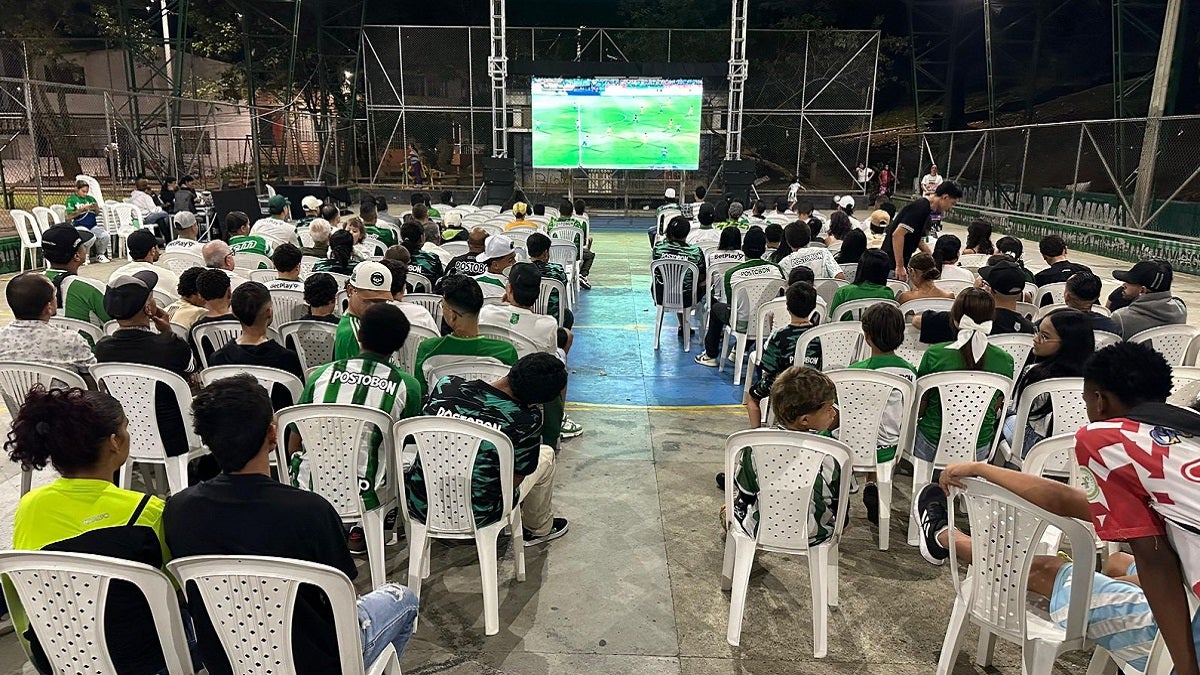 Por pantallas gigantes, en todas las comunas y corregimientos, la ciudadanía podrá ver la final de la Superliga