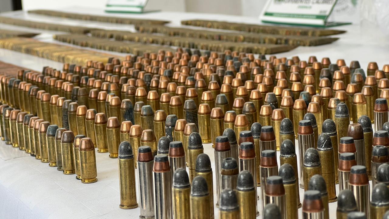 Incautación de armamento del Clan del Golfo en Antioquia