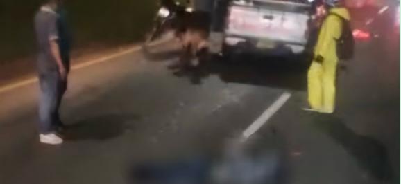 Motociclista fallece tras colisión con un caballo en la autopista Medellín-Bogotá