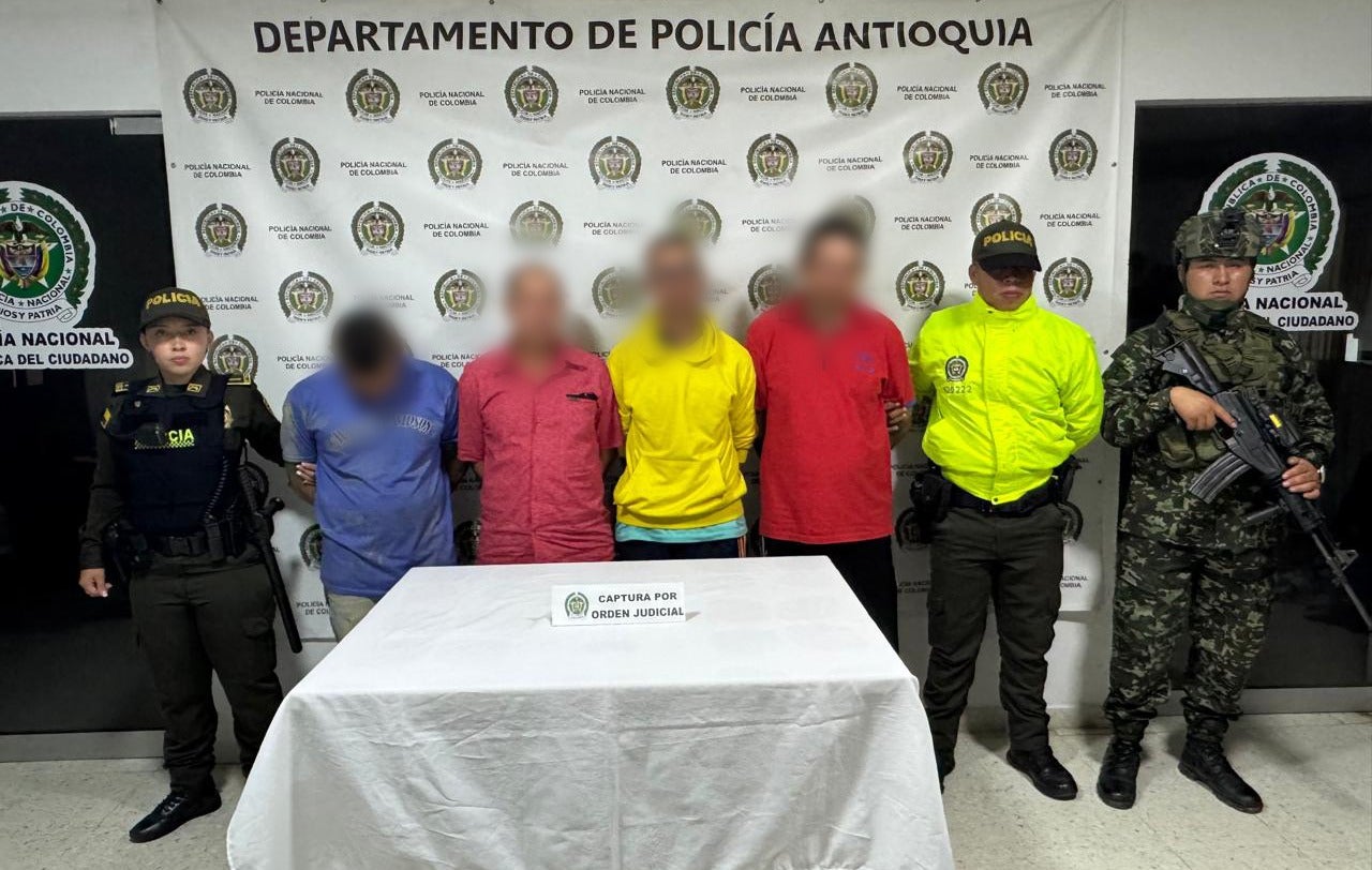 Capturaron a cuatro cabecillas del Clan del Golfo en Betulia: Implicados en Incursión armada y múltiples homicidios