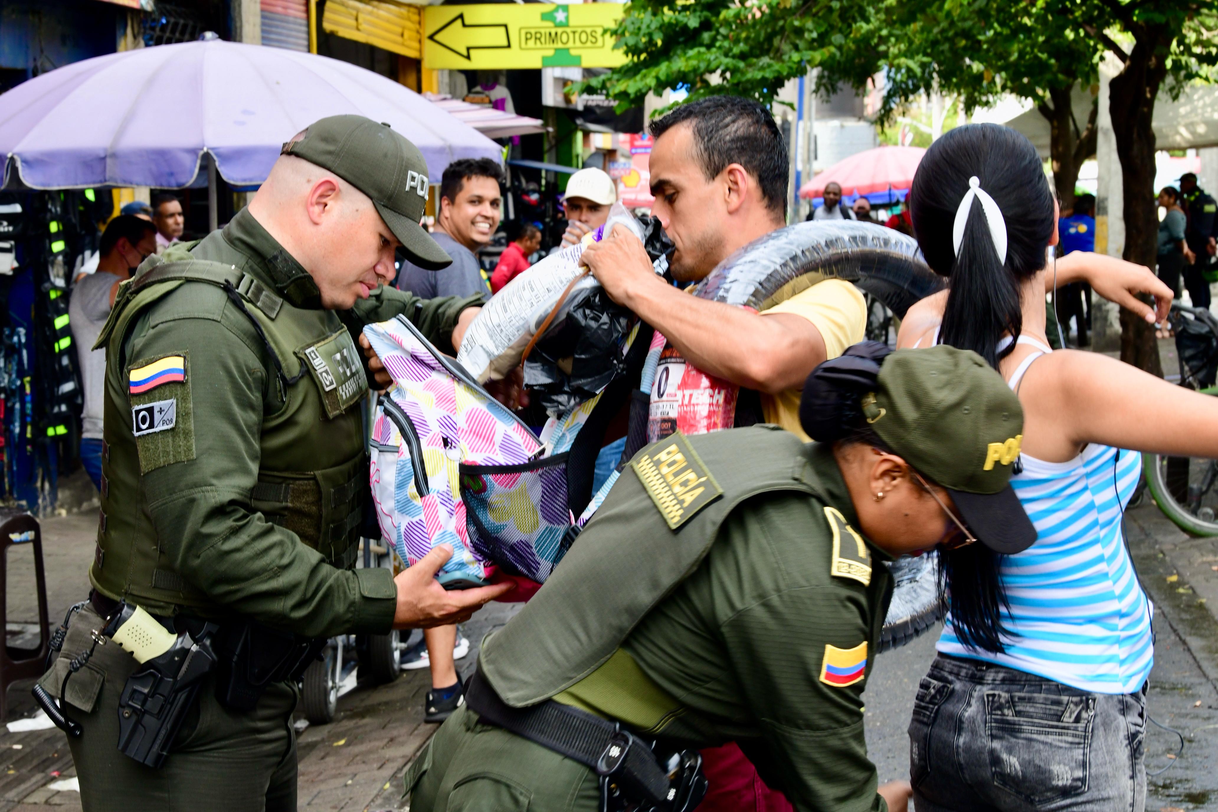 En el Bronx de Medellín inmovilizaron 12 motos involucradas en actividades criminales