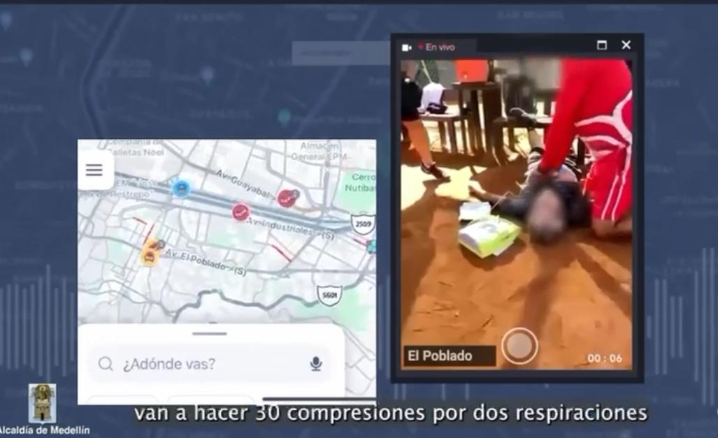 Una video llamada le salvó la vida en Medellín