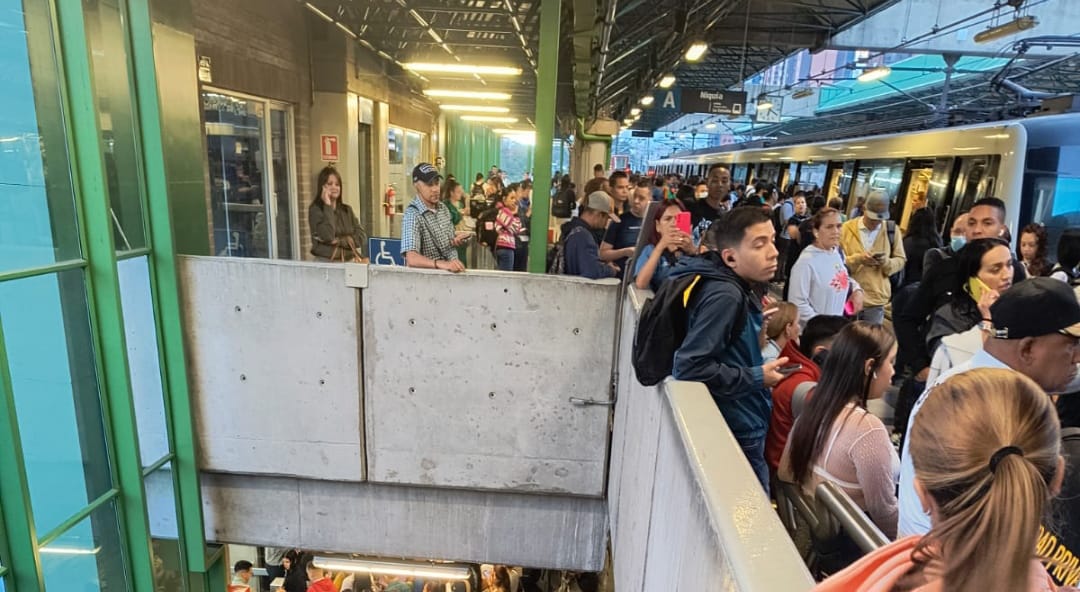 Falla en el Metro de Medellín