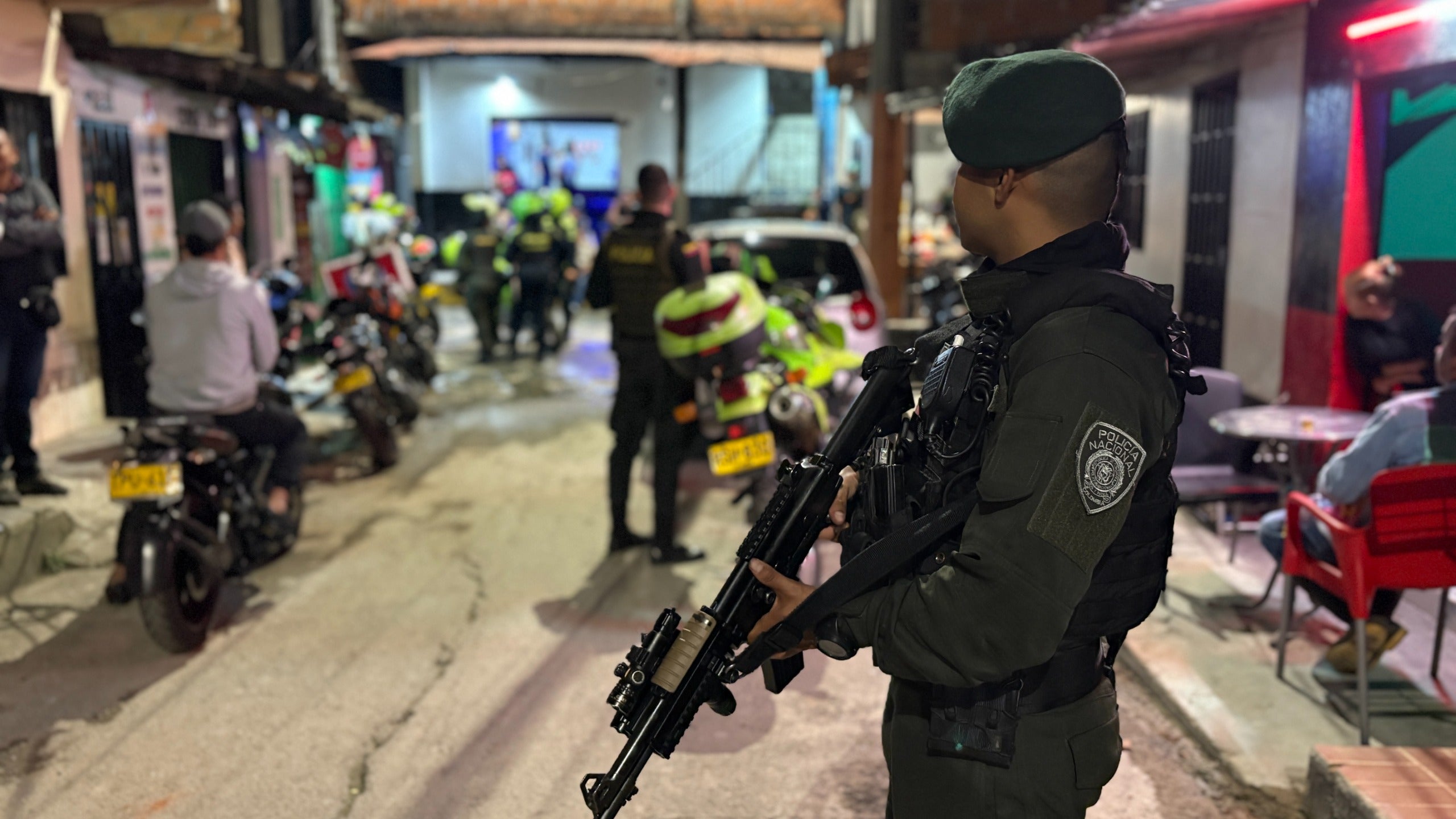 Operativos de seguridad en Medellín