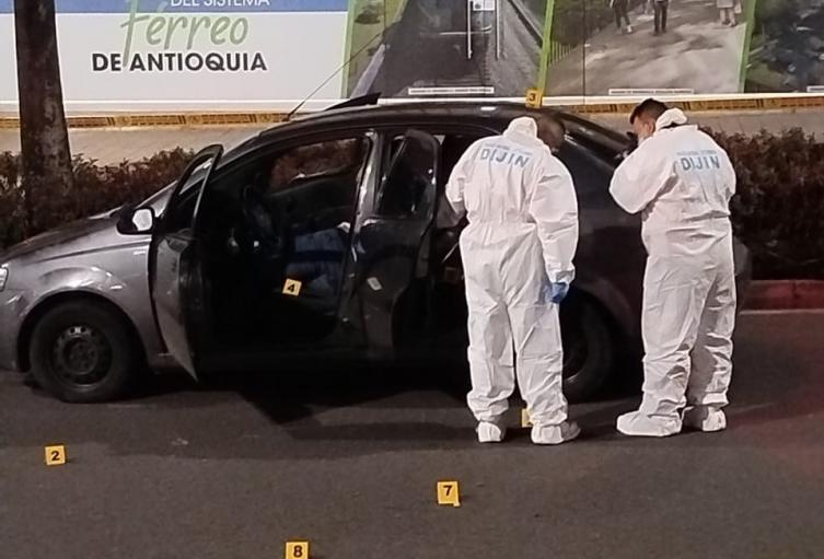 Ataque a conductor en Medellín