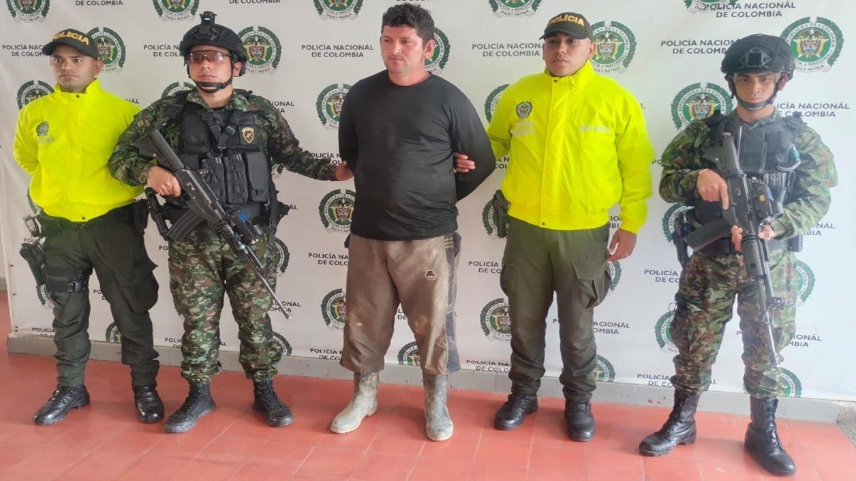 Captura de alias "Pablo" en Urrao, miembro del Clan del Golfo