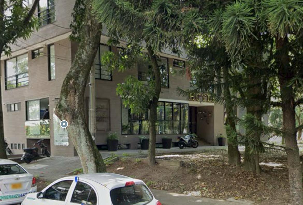 Sitio donde fue hallado el ciudadano gringo en Medellín