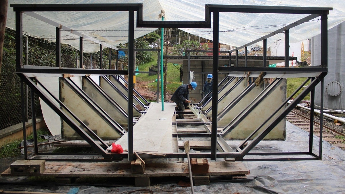 Planta de tratamiento de aguas residuales de la centralidad de Santa Elena