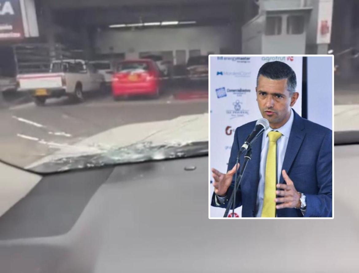 Exalcalde de Envigado fue atacado con piedras mientras conducía por la Avenida Regional