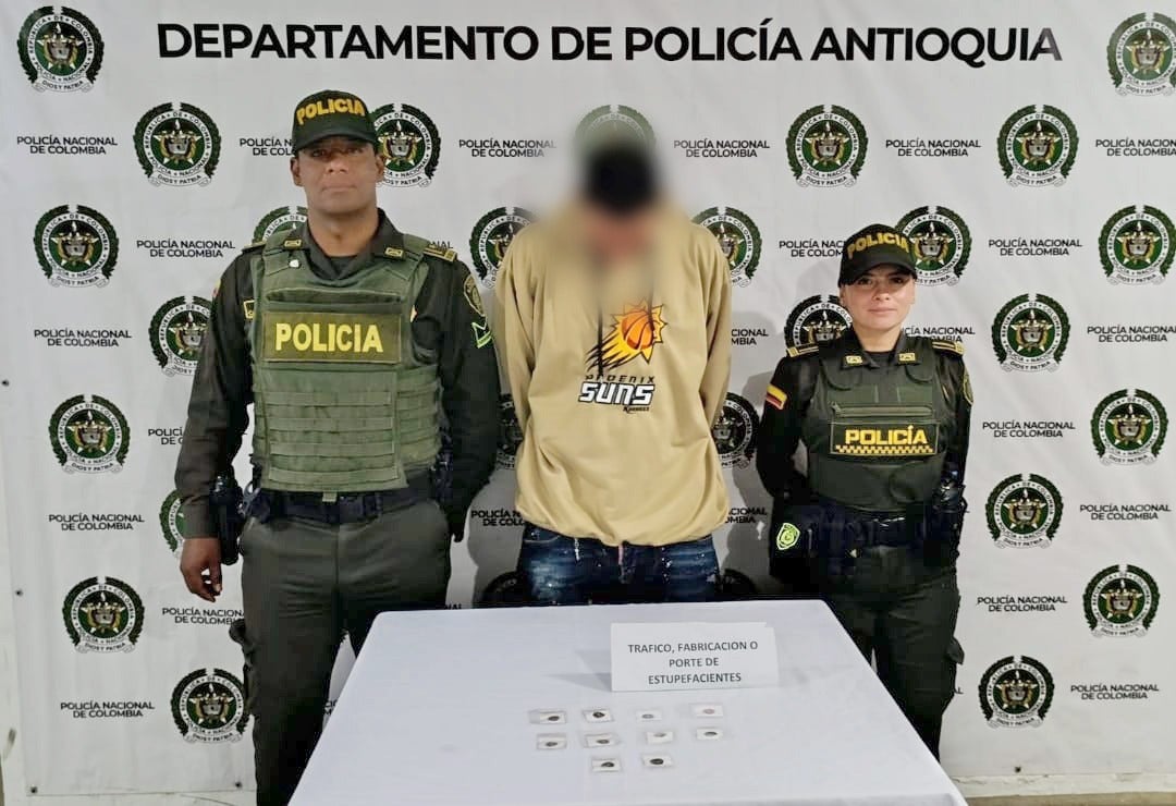 Cuatro detenidos en Rionegro: uno de ellos con 23 arrestos previos por tráfico de drogas