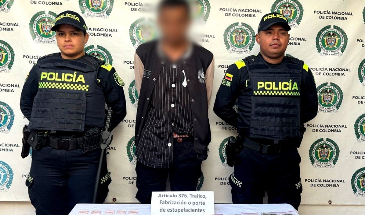 Captura Donmatías - Tráfico de drogas